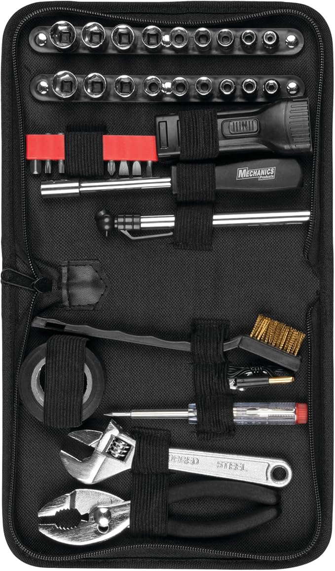 Performance Tool W1197 38 Piece Compact Tool Set with Zipper Case