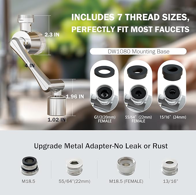 Faucet Filter Replacement, 8pcs PP Cotton