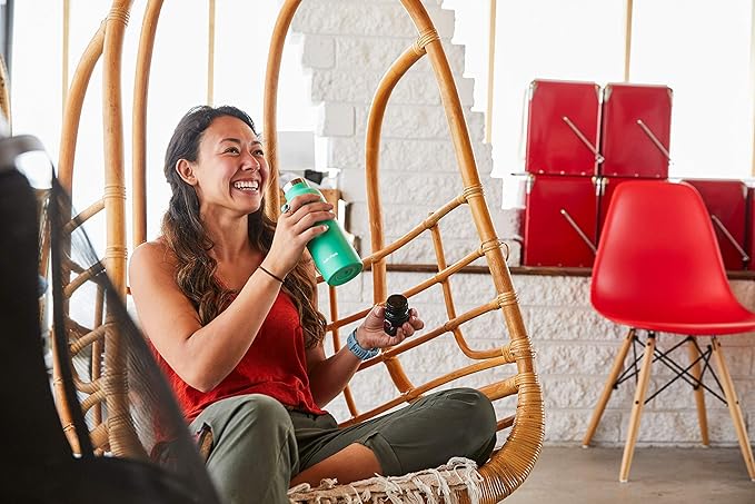 Hydro Flask Stainless Steel Standard Mouth Water Bottle with Flex Cap and Double-Wall Vacuum Insulation