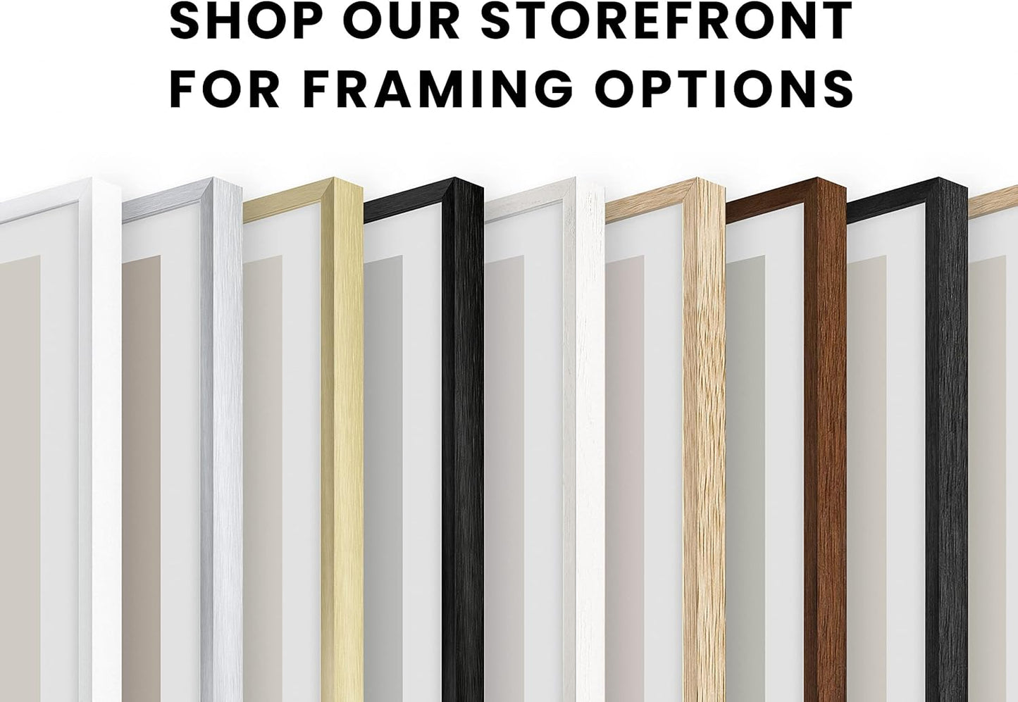 HAUS AND HUES Square Picture Frames - Set of 15, 20x20 White Oak Frames with Mat for Gallery Wall