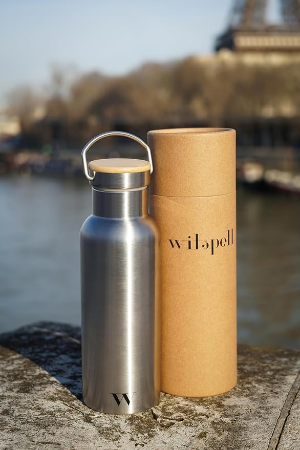 Insulated Water Bottle 16oz | Stainless Steel Water Bottle | Insulated Water Bottles | Travel Water Bottle | Metal Water Bottle | BPA-Free | Reusable Water Bottle 500 ml | Perfect for School