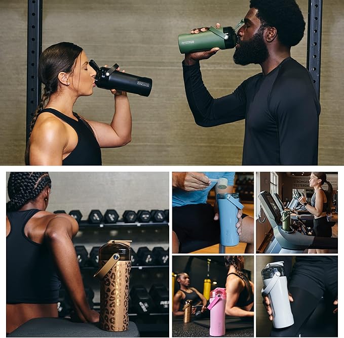 BrüMate MultiShaker Blender Shaker Bottle | 100% Leakproof Insulated Stainless Steel The Perfect Shaker Cup, Protein Shaker Bottle, and Pre Workout Bottle for the Gym | 26oz (Aqua)