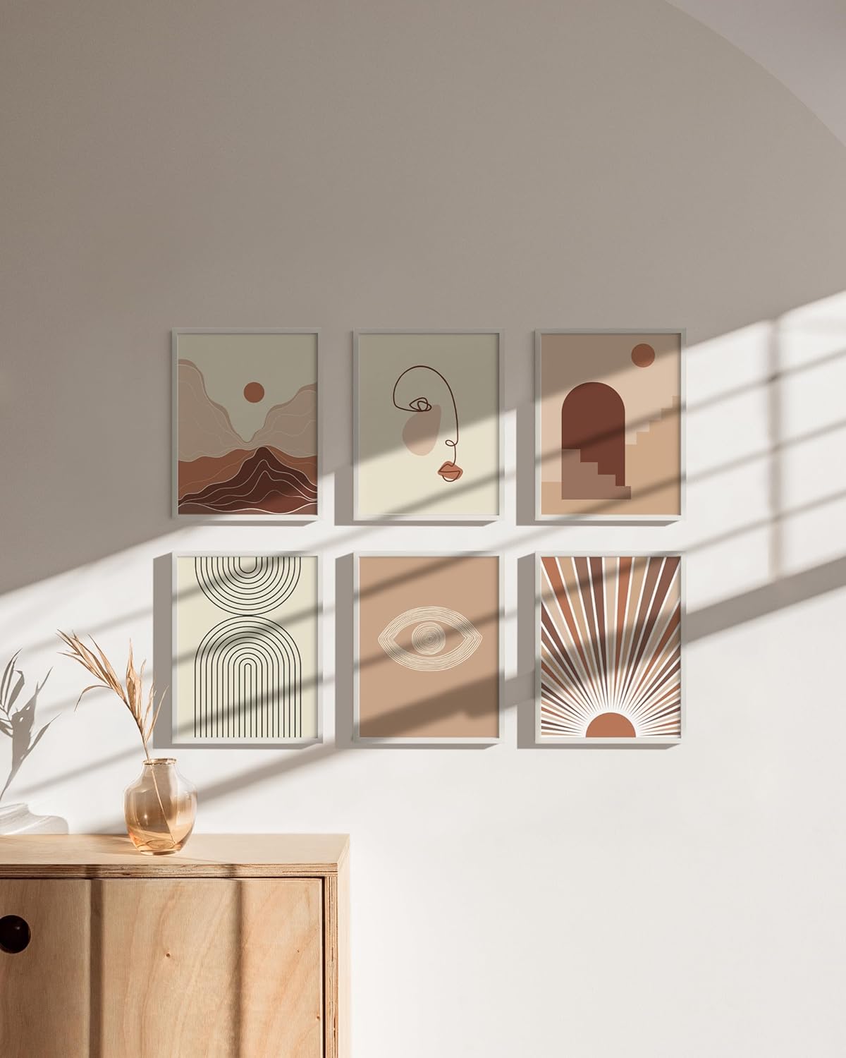 HAUS AND HUES 8.5x11 White Metal Picture Frames - Features Premium Aluminum, Shatterproof Plexiglass - Perfect for Diplomas, Documents, Certificates (8.5x11 in, White, Set of 6)