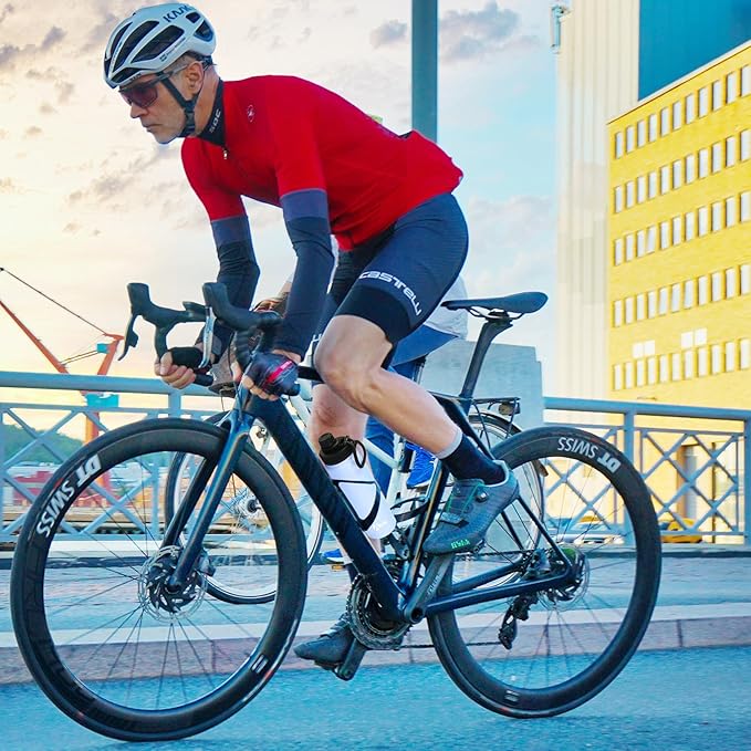 Sports Stainless Steel Water Bottle with Straw, Spout lid-24OZ -Wide Mouth Vacuum Insulated Thermos Water Bottles, Keep Water Cold/Hot, Metal Water Bottle for Biking Hiking (24 oz, Light Blue)