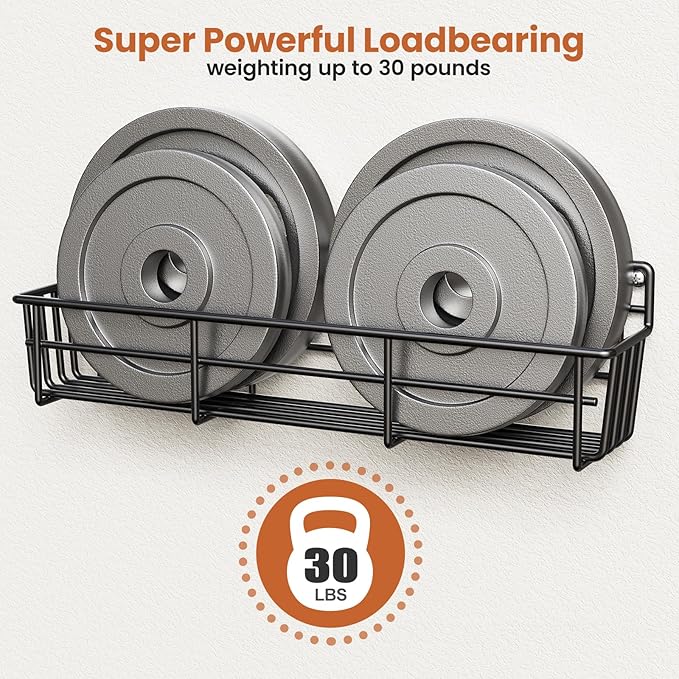 Spice Rack wall mounted 6 Pack, Space-Saving Spice Organizer for Spice Jars and Seasonings,Screw or Adhesive Hanging Spice Rack Organizer for Your Kitchen Cabinet,or Pantry Door