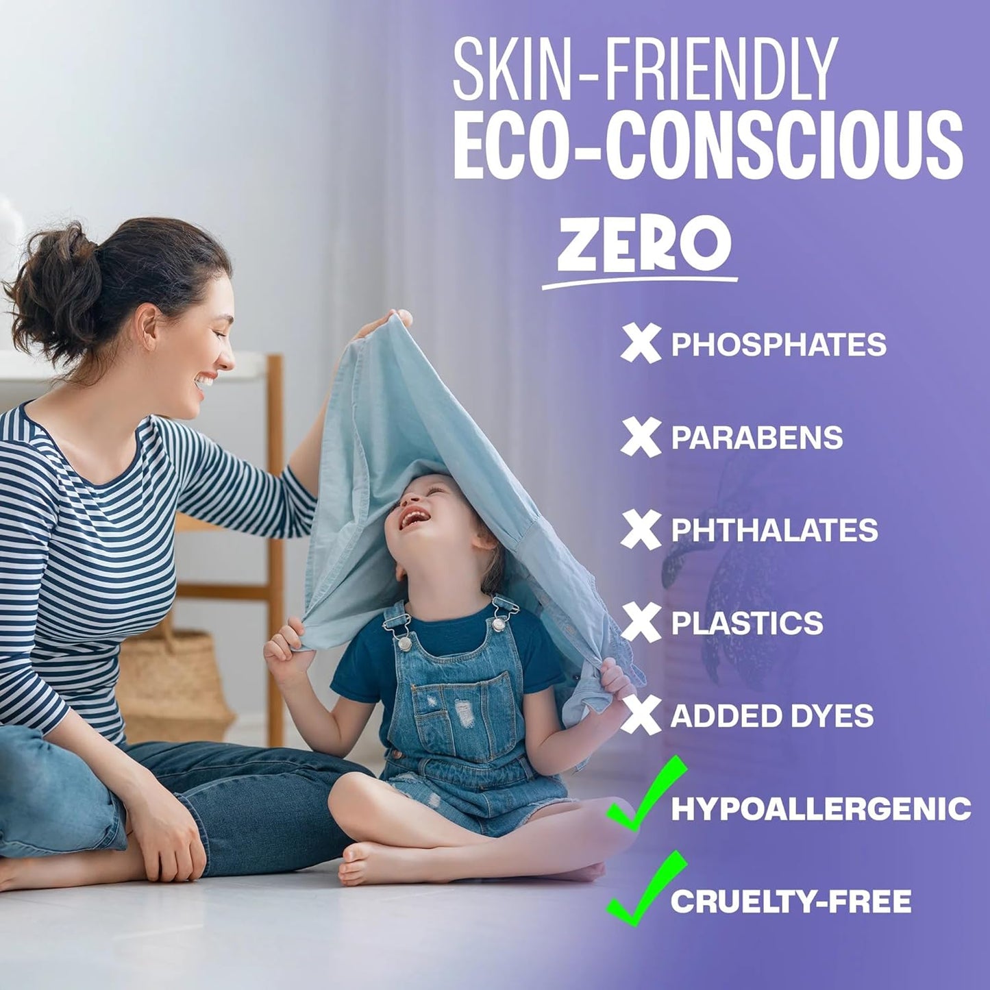 Sudstainables Laundry Detergent Sheets (200 Loads) – Eco-Friendly, Plastic-Free, Zero Waste, Laundry Washing Machines Soap Sheets; Dissolvable, Space-Saving Strips for Travel (Lavender)