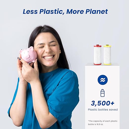 Waterspecialist Replacement for Aquasana® AQ-5200R Under Sink Water Filter, 500 Gallons Filter Life, Fit AQ-5200. 56 and AQ-5200. 62, 2 Filters