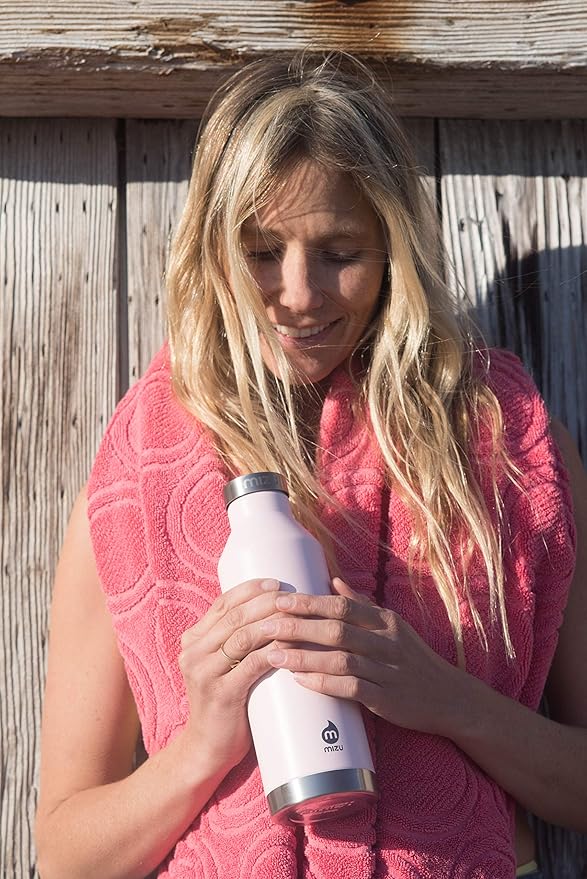 Mizu - V8 Water Bottle | 26 oz. Double Wall Stainless Steel Vacuum Insulated | Narrow Mouth with Leak Proof Cap | Multiple Colors | BPA Free