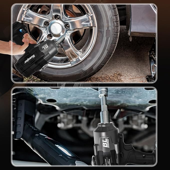 Cordless Impact Wrench 3/4" for DeWalt 20V MAX Battery, Impact Wrench 1500FT-LBS(2000N.m) High Torque Brushless Electric Impact, with 3 Speed Modes Power Impact Driver