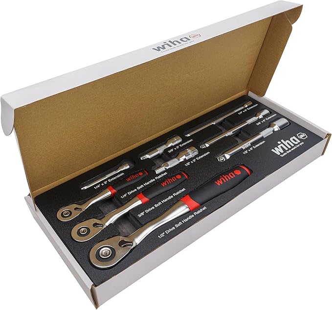 9pc SoftFinish Ratchet wrench set