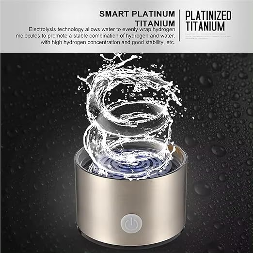 Generic ZenHydro Fusion: Portable Hydrogen Water Bottle - Antioxidant Rich, Ultra-Pure Hydration, Eco-Friendly Design, USB Rechargeable - Enhance Wellness & Hydration On-The-Go