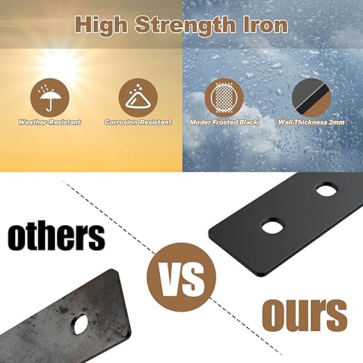 Akenow Deck Balusters, 32.25"x1" Metal Deck Spindles,61 Pack Staircase Baluster with Screws,Flat Straight Deck Railing for Wood and Composite Deck, Stylish Baluster for Outdoor Stair Deck Porch