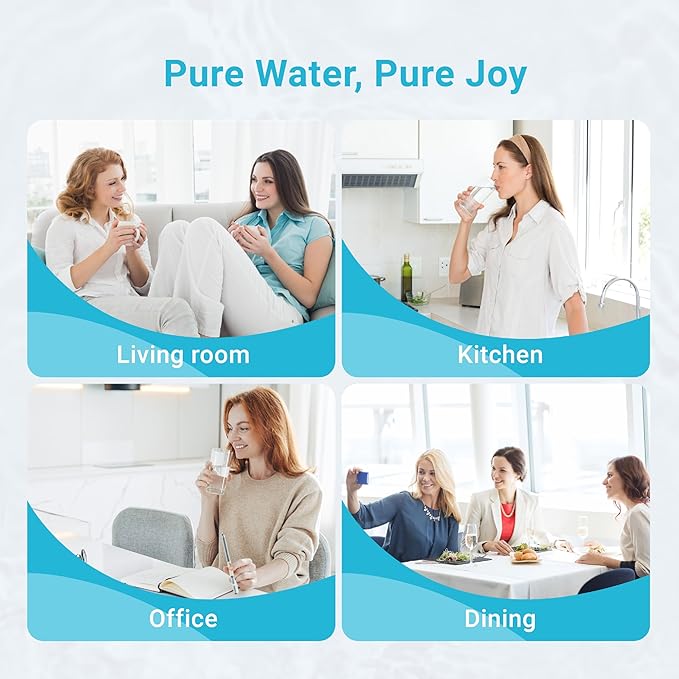 Replacement for Brita® Stream Pitcher Water Filter, Brita® OB05 Filter Pitchers and Dispensers, Pour Through Filters, Upgraded 7-stage Filters, Lasts 2 Months, by AQUA CREST (Pack of 3)