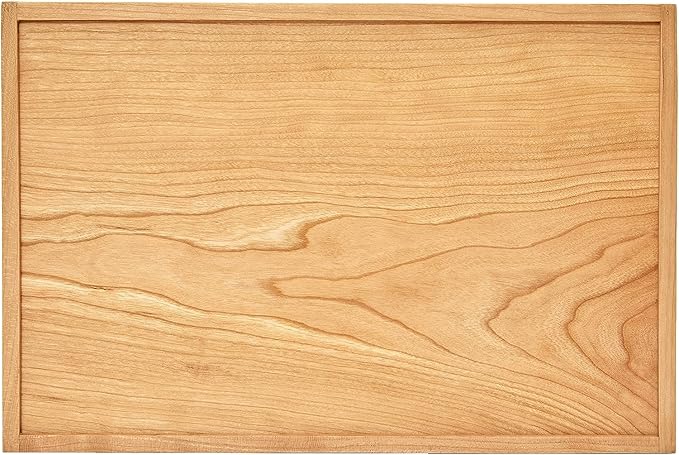 pandapark Wood Organizer Tray,Black Walnut,Desk & Drawer Storage Box (Cherry Master-4)