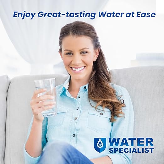 Waterspecialist Replacement for Aquasana® AQ-5200R Under Sink Water Filter, 500 Gallons Filter Life, Fit AQ-5200. 56 and AQ-5200. 62, 2 Filters