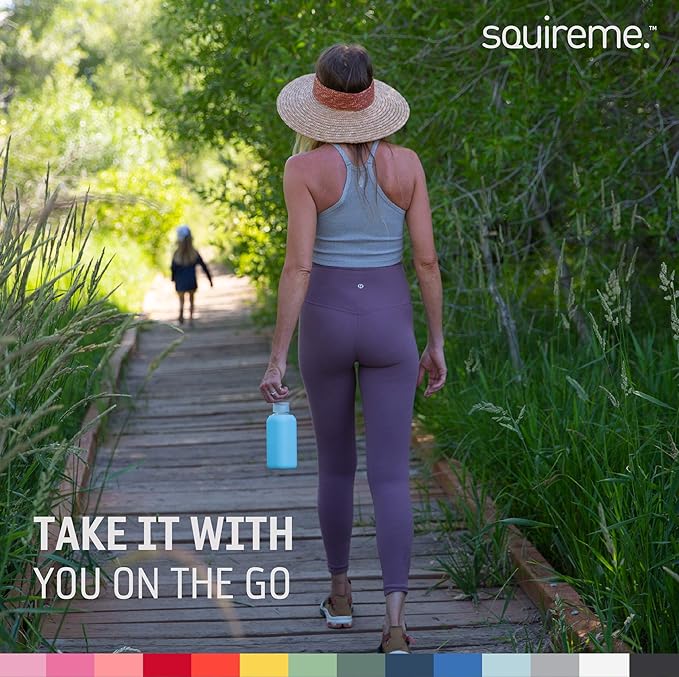 Y1 Borosilicate Glass Water Bottles, Clear Bottle, Reusable, BPA Free, Tumbler, Dishwasher Safe, Drink Container, Silicone Sleeve, Easy-Off Lid, Hot and Cold Liquid, Royal Blue 20oz