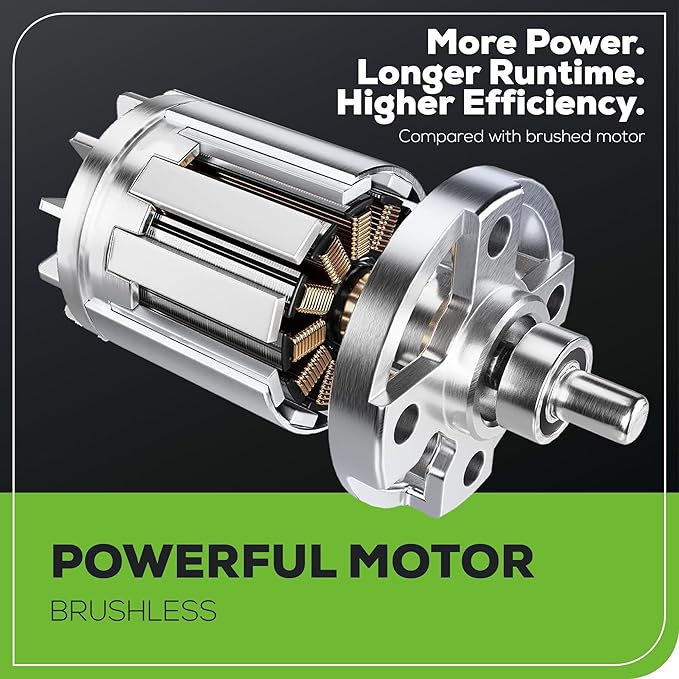 Greenworks 24V 3/8" Brushless Cordless Impact Wrench, 3/8 Inch, 150 ft.-lbs Torque, Lightweight and Compact, with 2.0Ah Battery and Charger, PA147K