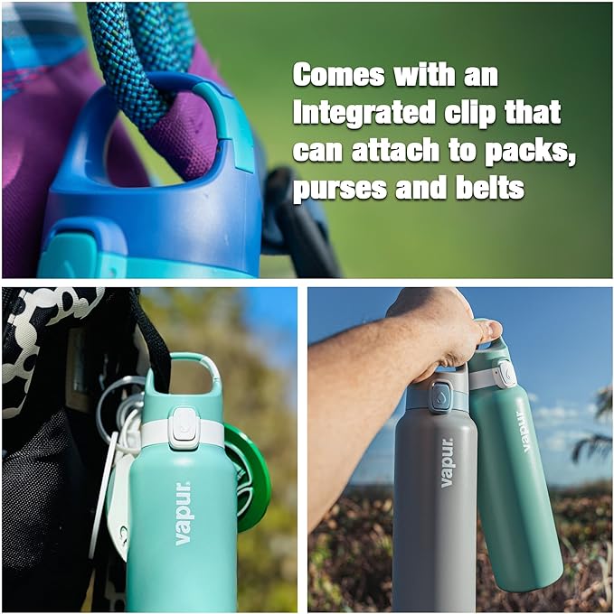 Vapur Chill Insulated BPA and reusable bottle with Lockable lid and EZ Flow spout