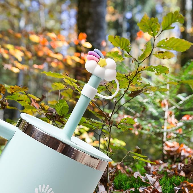 For Hydro Flask Tumbler Straw Lid, 3PCS Straw Cover for Hydro Flask Water Bottles, Silicone Straw Cap for Hydro Flask Cups, Silicone Accessories for Hydro Flask Stainless Steel Tumbler 32Oz 40Oz