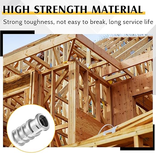 Zonon 100 Pcs 1/4 x 1 Lag Shield Anchor Long Zinc Alloy Bolts Concrete Anchors Lag Screws Masonry Anchors Hole