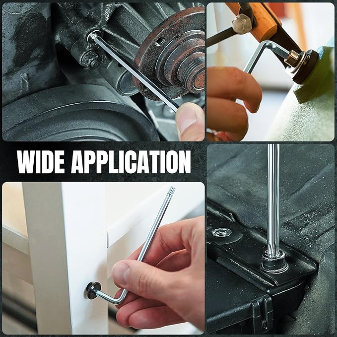 SK 27-Piece Allen Wrench Set, Metric/SAE/Star Hex Key Set, L-Shaped, S2 Steel