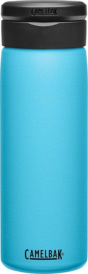 CamelBak Fit Cap Vacuum Stainless Steel Insulated Water Bottle - 20oz, Nordic Blue