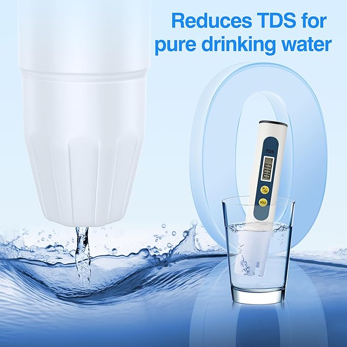 Water Filter Replacement Compatible with Zero Pitchers and Dispenser, Multiple-Stage Replacement Water Filters for ZR-017 ZR-001 ZR-004 ZD-013 ZS-008, Reduce Chlorine TDS PFOA/PFOS, 2Pack