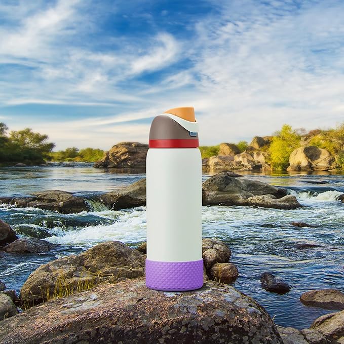Silicone Boot for Owala Water Bottle 24 oz 32 oz 40 oz, Anti-Slip Protective Sleeve for FreeSip/Twist/Flip Stainless Steel Water Bottles Accessories