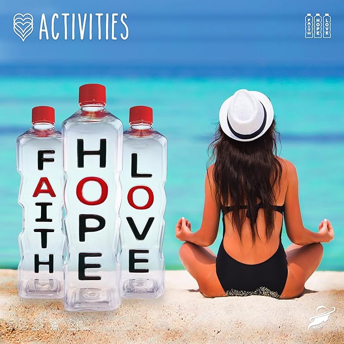 Faith Hope Love - Affirmation Bottles & Products for The mind, body & soul