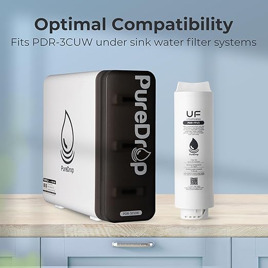 PDR-FFU3 0.01μm Ultra-Filtration Membrane Replacement Filter Cartridge for PDR-3CUW Under Sink Water Filter System