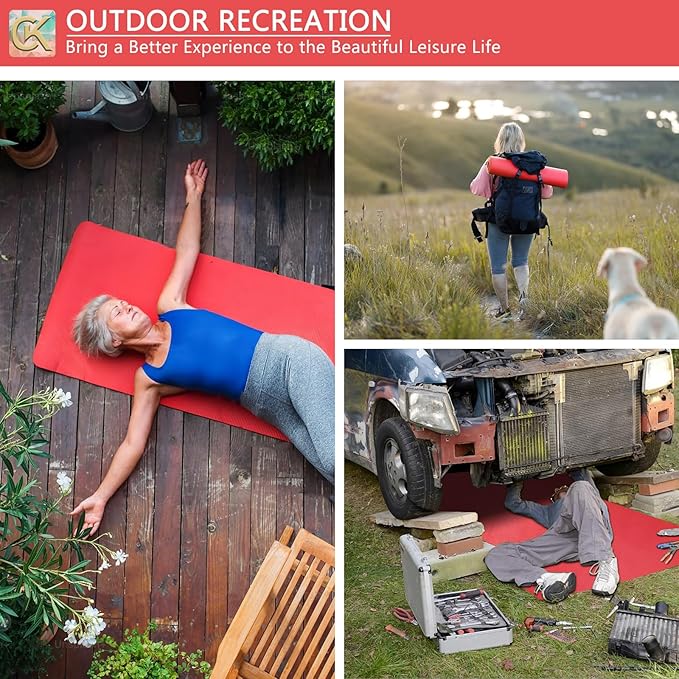 Foam Toolbox Liner Shelf Liner, Thickened Durable Pad Tool Box Mat for Protecting Your Tools, Work Surfaces, Garage, Chest -Red 3mm Thickness, 20 inch*24 ft