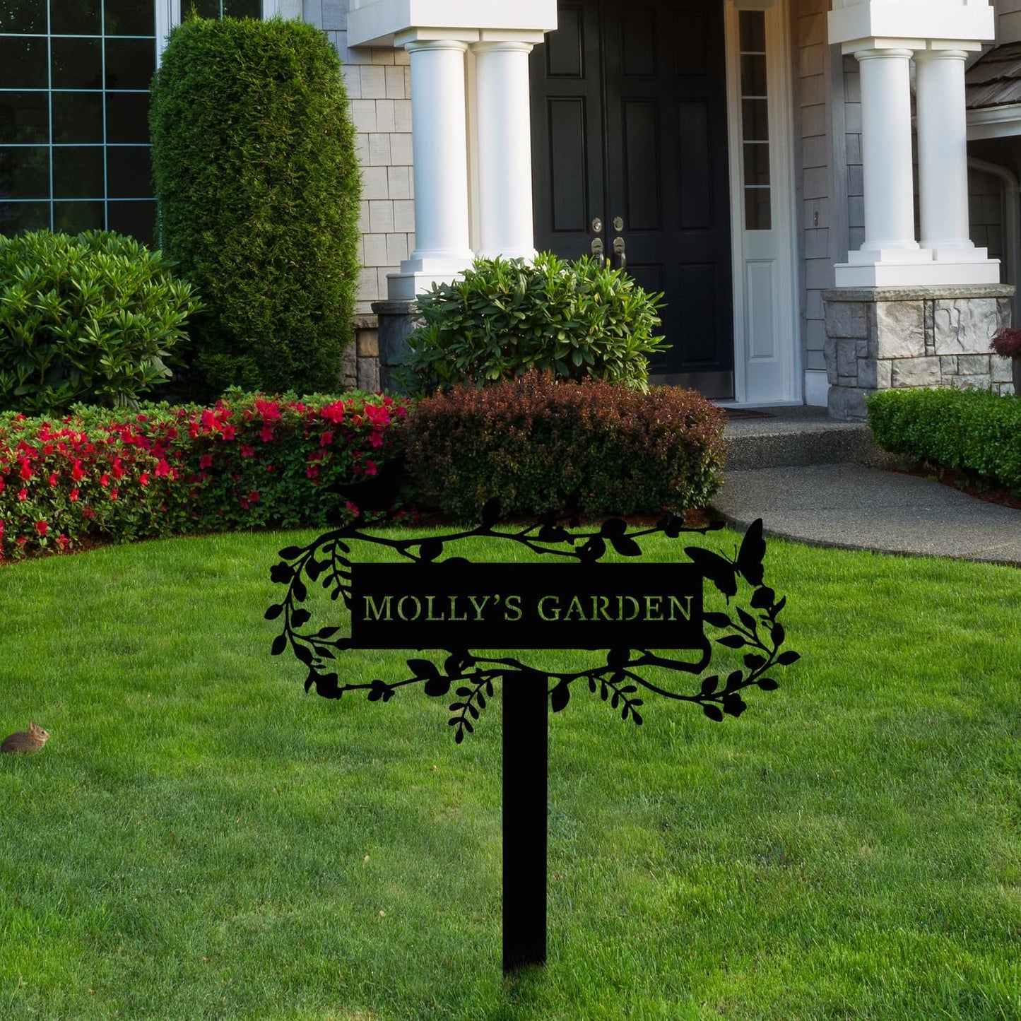 Customized Bird Names Garden Metal Stake Sign, Patio & Lawn Decor