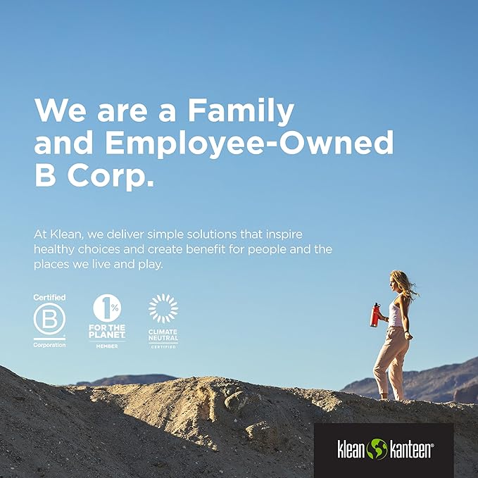 KLEAN KANTEEN TKWide Insulated Coffee Tumbler with Café Cap - Stainless Steel Coffee Tumbler - 16 Oz, Beryl Green