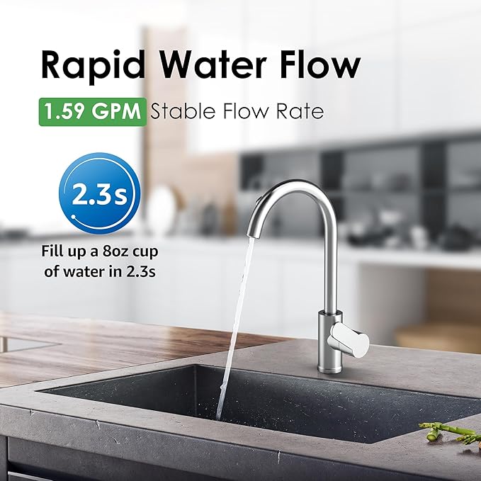 Waterdrop P1 Under Sink PP Water Filter, Replacement for TST-UF Ultra-Filtration Under Sink Water Filter System, 1 Pack