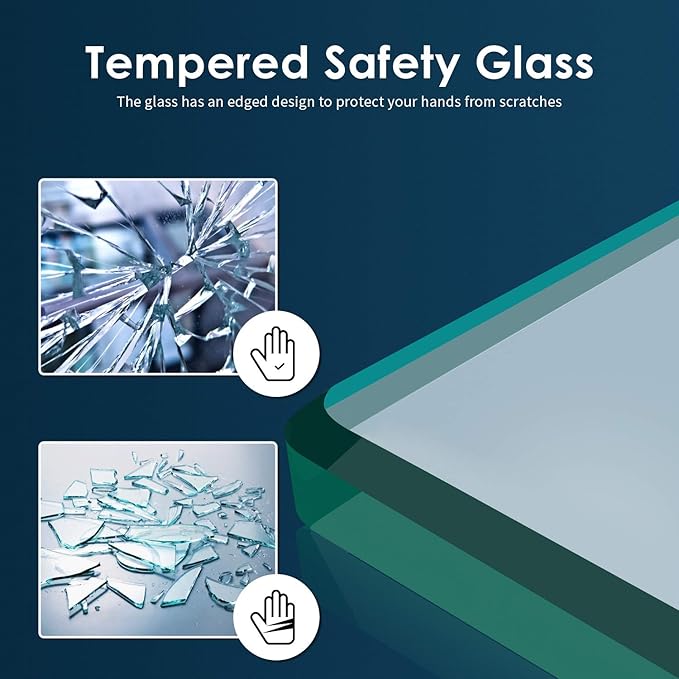 SUNNY SHOWER 54 x 72 Bypass Sliding Shower Door 1/4 Clear Glass Semi-Frameless Shower Door Stainless Steel Hardware Glass Door Black Finish, Black