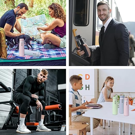 PHILIPS Filtered Water Bottle, Insulated Stainless Steel Water Purifier Bottle for Daily Life & Travel, BPA Free with GoZero Everyday Filter for Cleaner & Tastier Tap Water, Keeps Cold, 32 oz