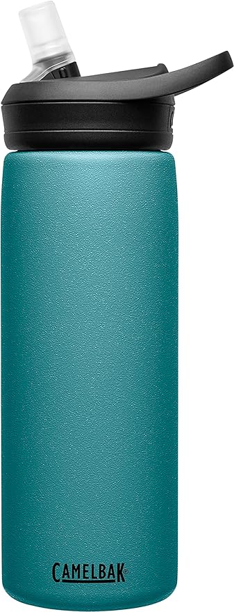CamelBak eddy+ Water Bottle with Straw 20oz - Insulated Stainless Steel, Lagoon