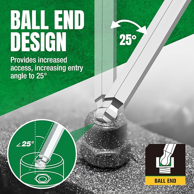 SK 27-Piece Allen Wrench Set, Metric/SAE/Star Hex Key Set, L-Shaped, S2 Steel