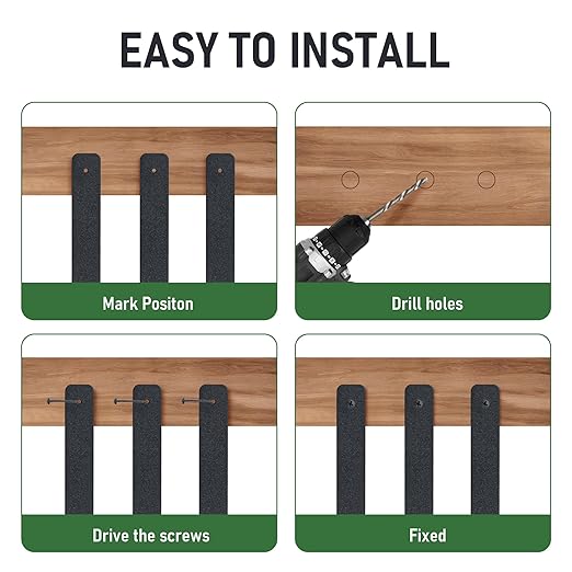 29.5" Aluminum Deck Balusters Staircase with Screws 75 Pack Railing,for Outdoor Stair Deck Porch, Black