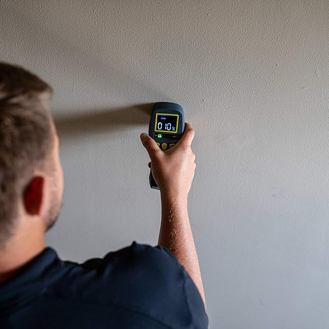 General Tools LCD Moisture Meter #MM8 - Leak and Humidity Detector - Pinless and Non-Invasive