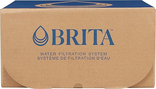 Brita Large Water Filter Pitcher for Tap and Drinking Water + 2 Elite Filters, Reduces 99% Of Lead, Lasts 6 Months, 10-Cup Capacity, Christmas Gift for Men and Women, White