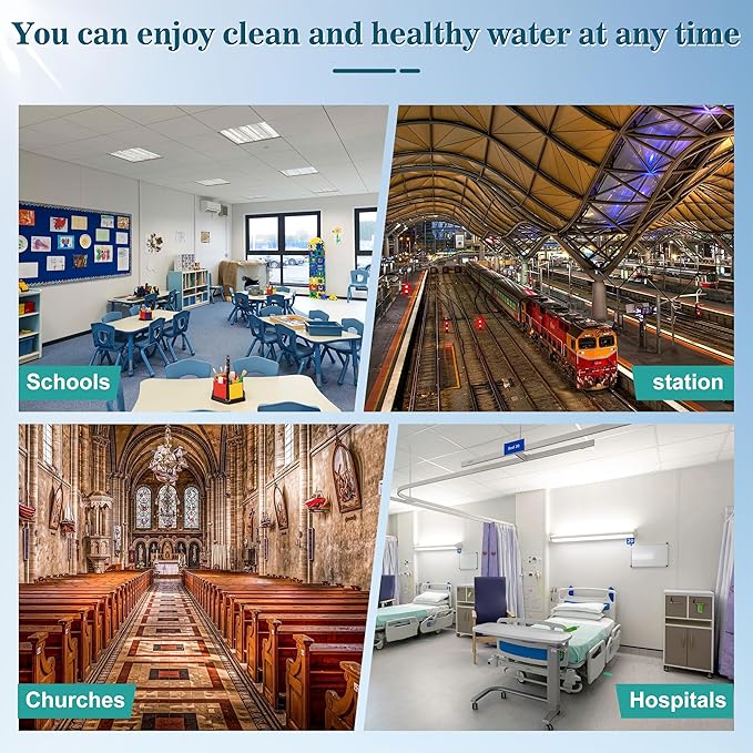 51600C Filter, for Elkay 51600C Replacement Filter, By NSF/ANSI Certified, Water Filter 51600C Compatible with Ezh2o Filter Replacement Bottle Stations, 51600C High Capacity Filter 6000 Gal (No Chip)