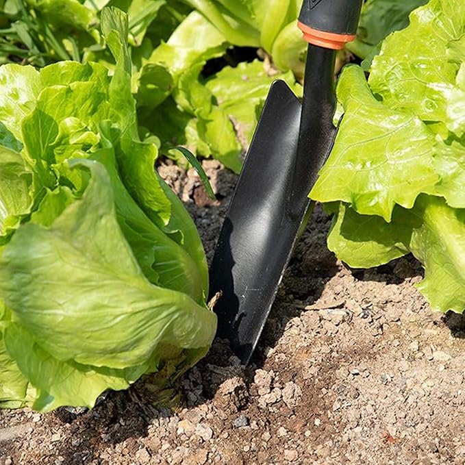 Garden Tool Set (Garden Tool Set, 7 Pieces, Gardening Tool Kit Including 2 Shovels, Rakes, Cultivators, and Transplanting Tools, Rust-Resistant Iron Tools, Rubber Grip Handles (7))