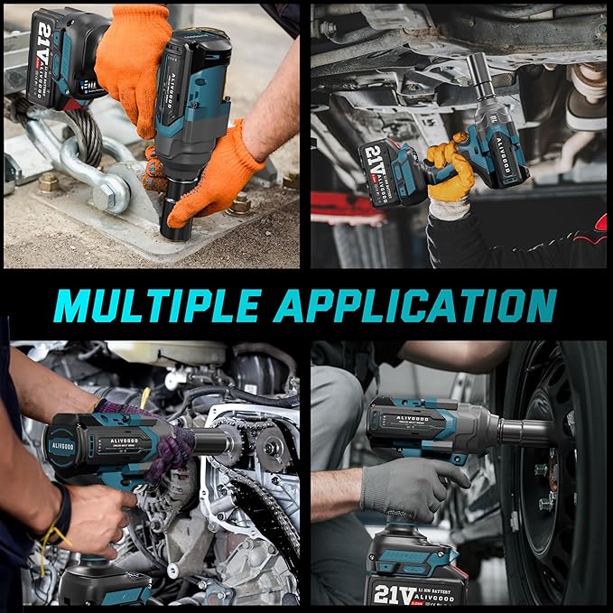 Cordless Electric Impact Wrench (2000N.m/1500Ft-lbs)