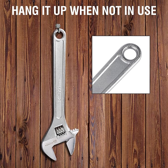 Olympia Tools 01-012 12" Adjustable Wrench