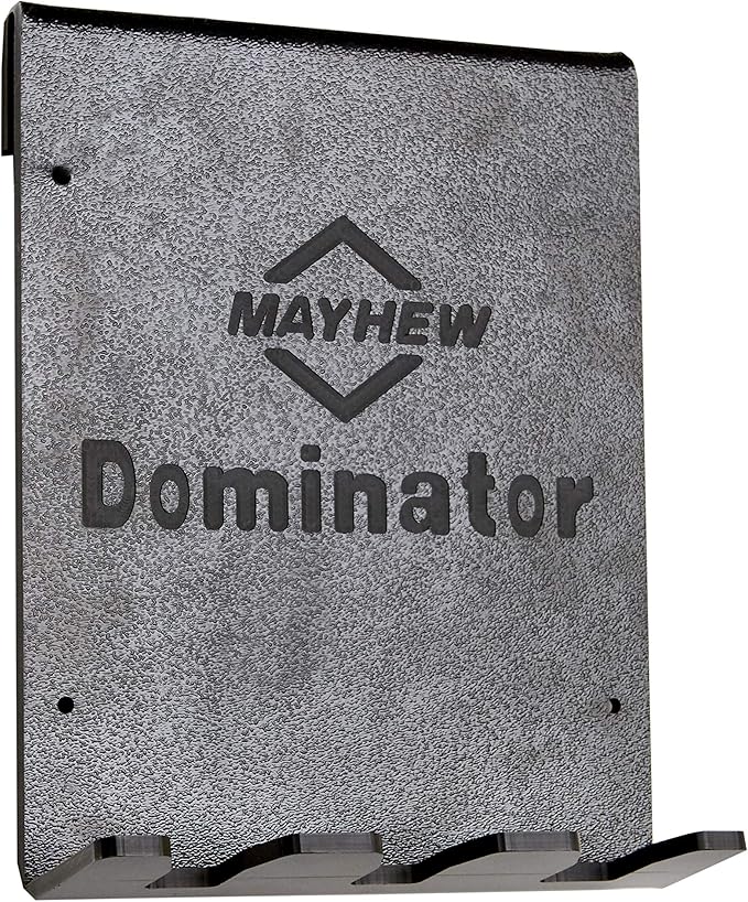 Mayhew Tools 14068 Dominator Pro 3-Piece Pry Bar Set, 48", 58" & 44" Curved Heavy-Duty Pry Bars, Red