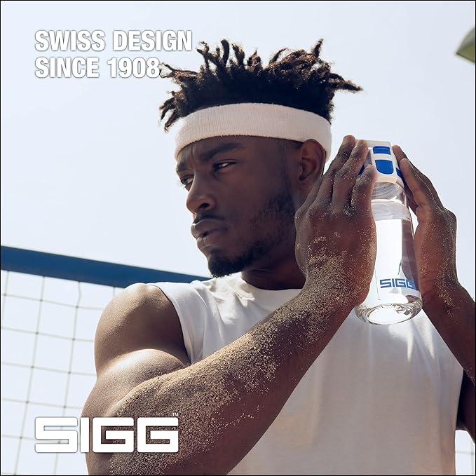 SIGG - Tritan Renew Transparent Water Bottle - Total Clear ONE MyPlanet - For Carbonated Beverages - Dishwasher Safe - With Fruit Strainer - Leakproof & Lightweight - BPA Free - 17 Oz / 25 Oz / 51 Oz