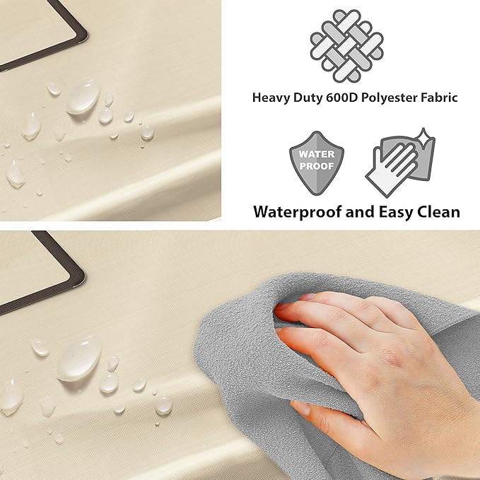 Simple Houseware Heavy-Duty 3-Bag Laundry Sorter Cart, Chrome